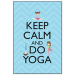 Keep Calm & Do Yoga Wood Print - 20x30