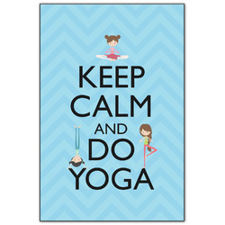 Keep Calm & Do Yoga Wood Print - 20x30