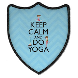 Keep Calm & Do Yoga Iron On Shield Patch B