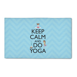 Keep Calm & Do Yoga 3' x 5' Patio Rug