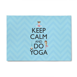 Keep Calm & Do Yoga 4' x 6' Patio Rug