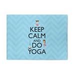 Keep Calm & Do Yoga Area Rug