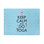 Keep Calm & Do Yoga 5' x 7' Indoor Area Rug