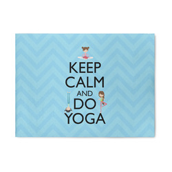 Keep Calm & Do Yoga Area Rug