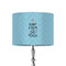 Keep Calm & Do Yoga 8" Drum Lampshade - ON STAND (Fabric)