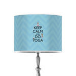 Keep Calm & Do Yoga 8" Drum Lamp Shade - Poly-film