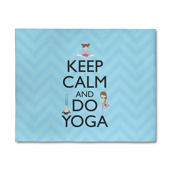Custom Keep Calm & Do Yoga 8' x 10' Indoor Area Rug