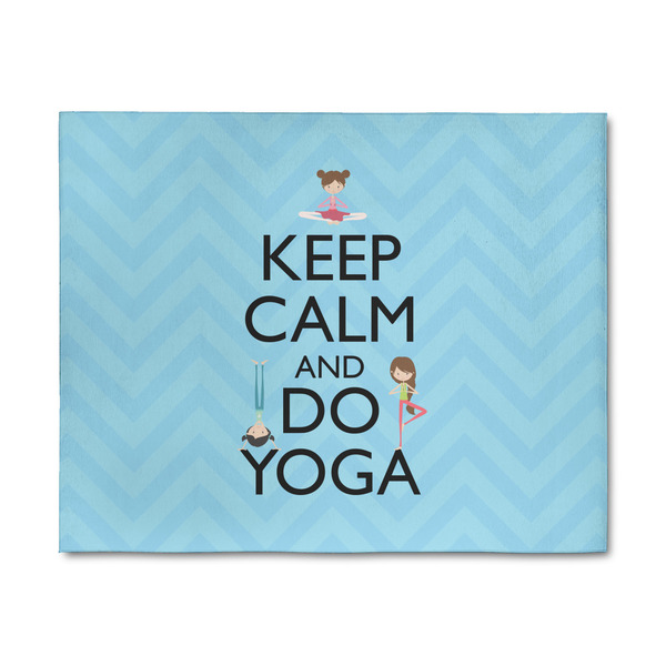 Custom Keep Calm & Do Yoga 8' x 10' Indoor Area Rug