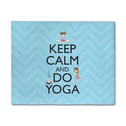 Keep Calm & Do Yoga 8' x 10' Patio Rug