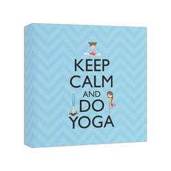 Keep Calm & Do Yoga Canvas Print - 8x8