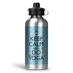 Keep Calm & Do Yoga Water Bottle - Aluminum - 20 oz