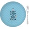 Keep Calm & Do Yoga Appetizer / Dessert Plate