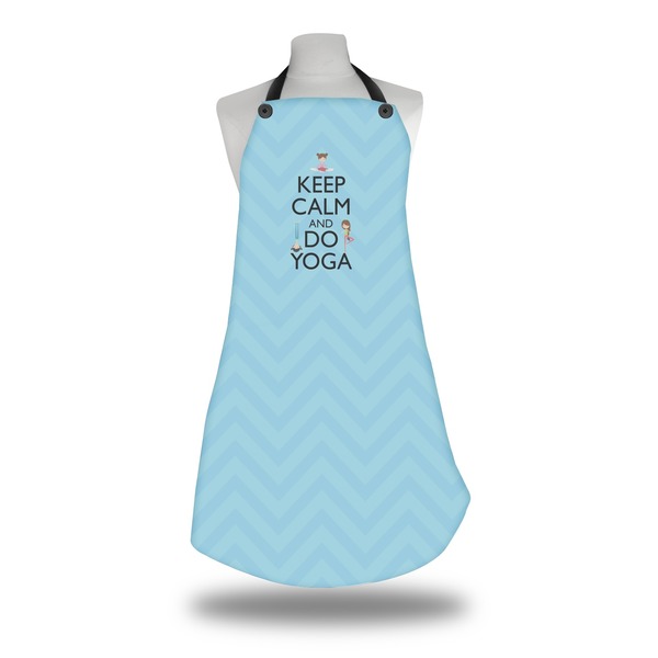 Keep Calm & Do Yoga Apron on Mannequin