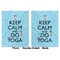 Keep Calm & Do Yoga Baby Blanket (Double Sided - Printed Front and Back)