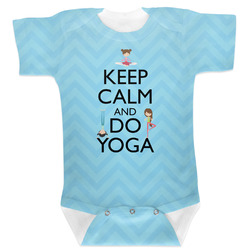 Keep Calm & Do Yoga Baby Bodysuit