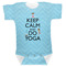 Keep Calm & Do Yoga Baby Bodysuit 3-6