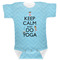 Keep Calm & Do Yoga Baby Bodysuit