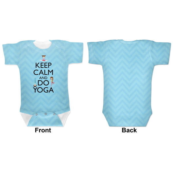 Keep Calm & Do Yoga Baby Bodysuit Approval