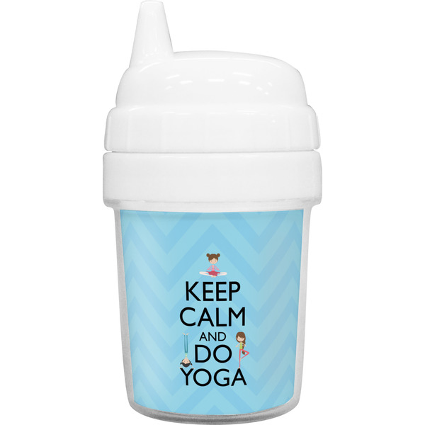 Custom Keep Calm & Do Yoga Baby Sippy Cup