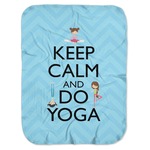 Keep Calm & Do Yoga Baby Swaddling Blanket