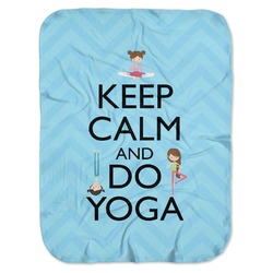 Keep Calm & Do Yoga Baby Swaddling Blanket