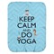 Keep Calm & Do Yoga Baby Swaddling Blanket