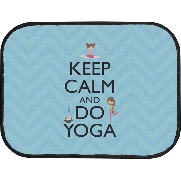 Keep Calm & Do Yoga Back Seat Car Mat