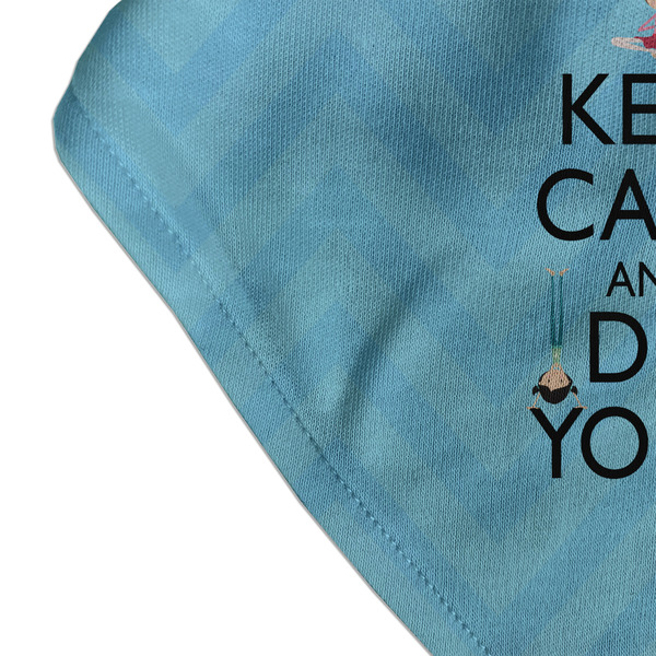 Keep Calm & Do Yoga Bandana Detail