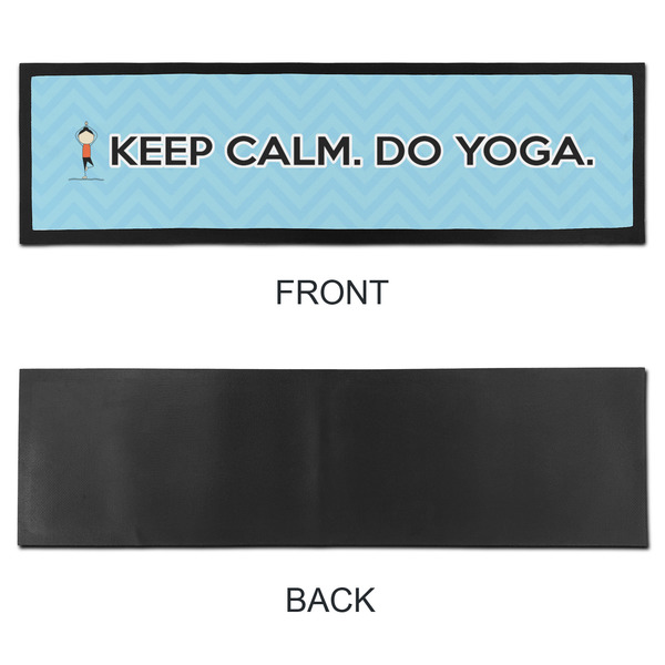 Keep Calm & Do Yoga Bar Mat - Large - APPROVAL
