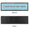 Keep Calm & Do Yoga Bar Mat - Large - APPROVAL