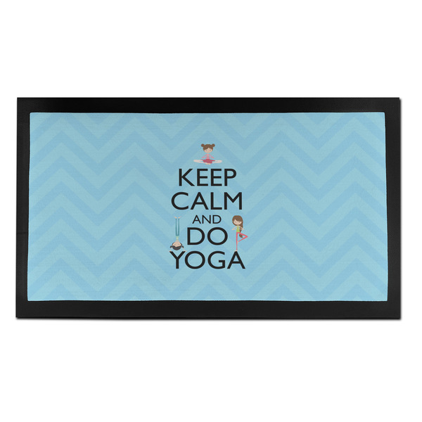 Custom Keep Calm & Do Yoga Bar Mat - Small