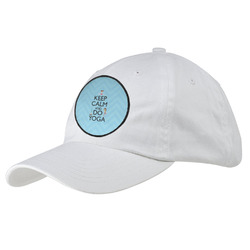 Keep Calm & Do Yoga Baseball Cap - White