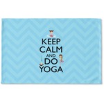 Keep Calm & Do Yoga Woven Mat