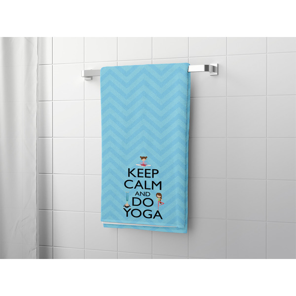 Keep Calm & Do Yoga Bath Towel - LIFESTYLE