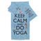 Keep Calm & Do Yoga Bath Towel Sets - 3-piece - Front/Main