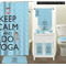 Keep Calm & Do Yoga Bathroom Scene