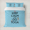 Keep Calm & Do Yoga Bedding Set- Queen Lifestyle - Duvet