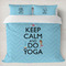Keep Calm & Do Yoga Duvet Cover Set - King