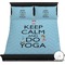 Keep Calm & Do Yoga Bedding Set (Queen) - Duvet