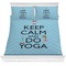 Keep Calm & Do Yoga Bedding Set (Queen)