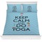 Keep Calm & Do Yoga Comforter Set - Full / Queen