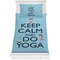 Keep Calm & Do Yoga Bedding Set (Twin)