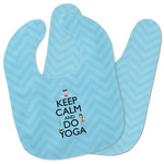 Keep Calm & Do Yoga Baby Bib