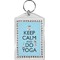 Keep Calm & Do Yoga Bling Keychain (Personalized)