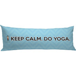 Keep Calm & Do Yoga Body Pillow Case