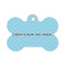 Keep Calm & Do Yoga Bone Shaped Dog ID Tag - Small