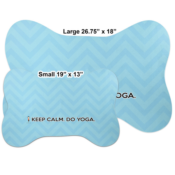 Keep Calm & Do Yoga Bone Shaped Mat Comparison