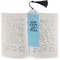 Keep Calm & Do Yoga Bookmark with tassel - In book