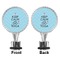 Keep Calm & Do Yoga Bottle Stopper - Front and Back