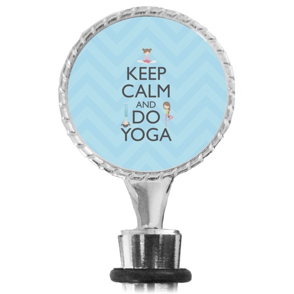 Keep Calm & Do Yoga Bottle Stopper Main View